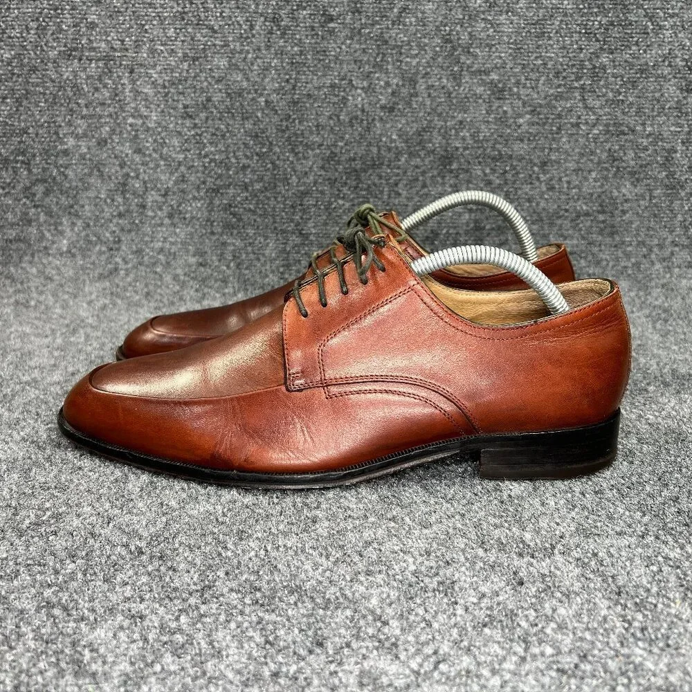 Johnston Murphy‎ Derby Shoes Men's Size 10 Brown Leather Lace Up Dress Oxfords